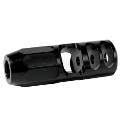 Lancer Brake, Tunable Brake/Compensator, Blacknitrided Steel, 1/2 X 28 TPI, 556NATO