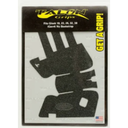 TALON Grips for Glock Gen4 19/23/25/32/38 With Medium Backstrap Rubber Adhesive Black