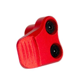 AIM Sports AR-10/AR-15 Oversized AR Mag Release Extension RED