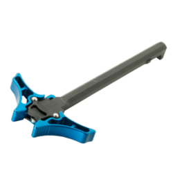 Timber Creek Enforcer AR-10 Oversized Ambidextrous Charging Handle BLUE