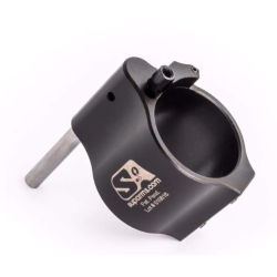 .936” Adjustable Gas Block / Stainless Steel / Solid, Set Screw / Melonite Finish