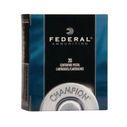 Federal Champion Target Ammunition 32 S&W Long 98 Grain Lead Wadcutter Box of 20