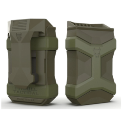 Pitbull Tactical Universal Mag Carrier Gen2, 9mm to .45 ACP, OD Green