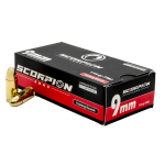 Scorpion 9mm Training 115gr FMJ 50/Box