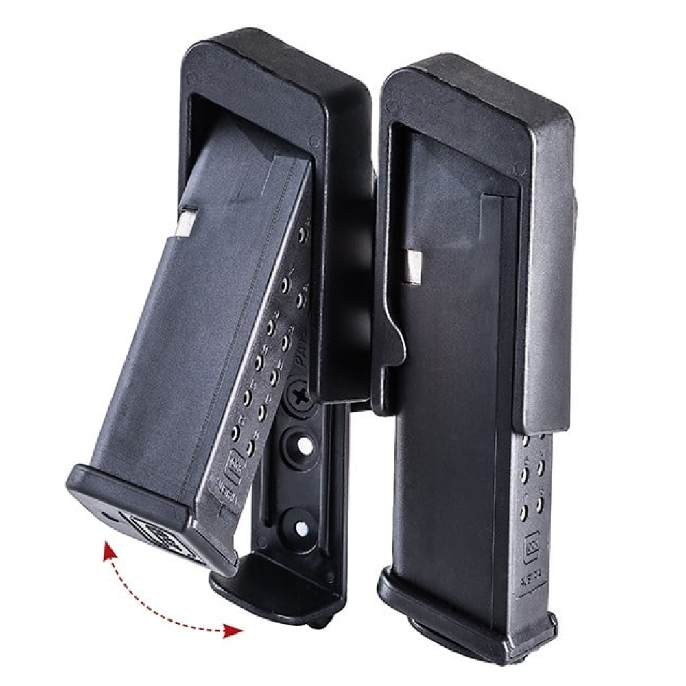 Reverse Break Away Double Magazine Carrier - Glock 9mm & .40cal 