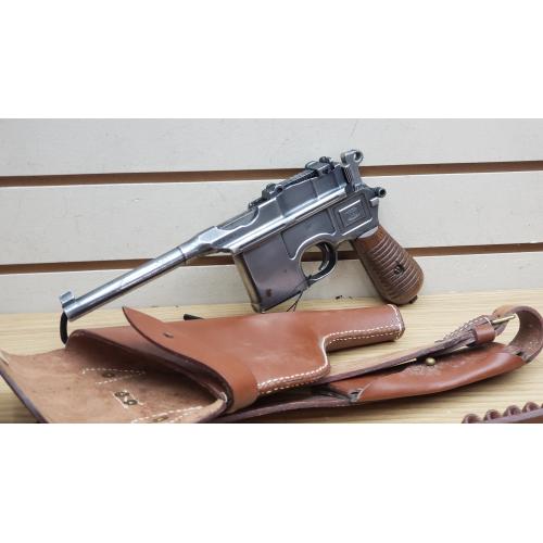 MAUSER C96 BROOM HANDLE W/ HOLSTER 7.63 MAUSER