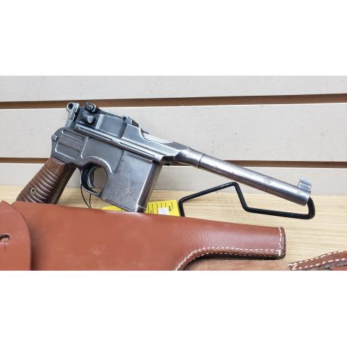 MAUSER C96 BROOM HANDLE W/ HOLSTER 7.63 MAUSER