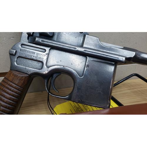 MAUSER C96 BROOM HANDLE W/ HOLSTER 7.63 MAUSER