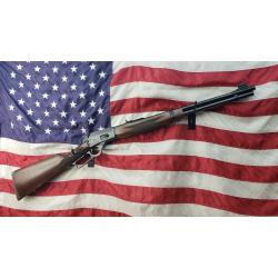 Marlin Firearms 1894, Classic, Lever Action Rifle, 44 Remington Magnum/44 Special, 20.25 Barrel, Satin Finish, Black, Hooded Brass Bead Front Sight, Semi-Buckhorn Adjustable Rear Sight, American Black Walnut Stock, 11 Rounds 70401