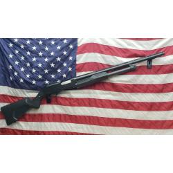 Stevens 320 Field Grade, Pump Action Shotgun, 20 Gauge, 3 Chamber, 22 Vent Rib Barrel, Matte Finish, Black, Synthetic Stock, Bead Sight, Rotary Bolt, Dual Slide Bars, 5 Rounds, Right Hand 22437