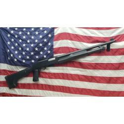 Stevens 320 Stevens, Pump Action Shotgun, 20 Gauge, 3 Chamber, 18.5 Barrel, Matte Finish, Black, Pistol Grip with Full Stock, Ghost Ring Sight, 5 Rounds, Right Hand 22439
