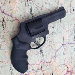 Taurus USA 327 Defender, Double Action Only, Steel Frame Revolver, .327 Federal Magnum, 3 Barrel, Matte Finish, Black, Hogue Grips, Fixed Sights, T.O.R.O Optic Ready, Shield RMSC Footprint, 6 Rounds 2-327P31CHNS