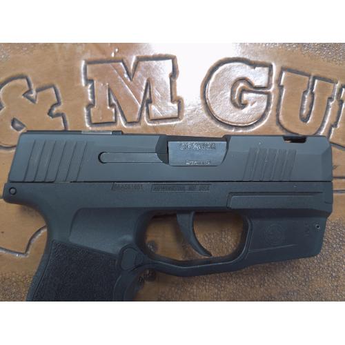 Pre-Owned Sig Sauer P365 SAS With Lima365 Green Laser Trigger Guard And Box (Consignment)