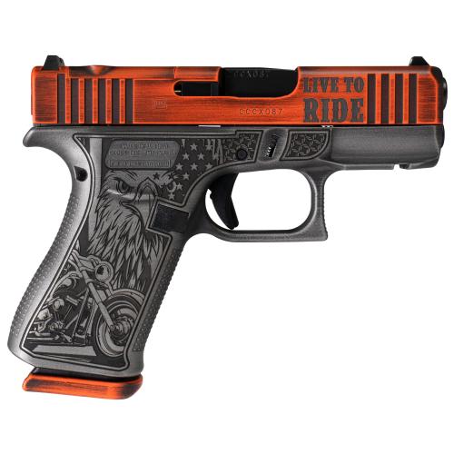 GLOCK 43X MOS 9MM MOTORCYCLE LIVE TO RIDE