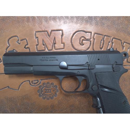 Pre-Owned Fabrica Militar HI-Power Chambered In 9mm. Produced Under FN License And Manufactured 
Using FN-supplied Machinery and Specifications. (Consignment)