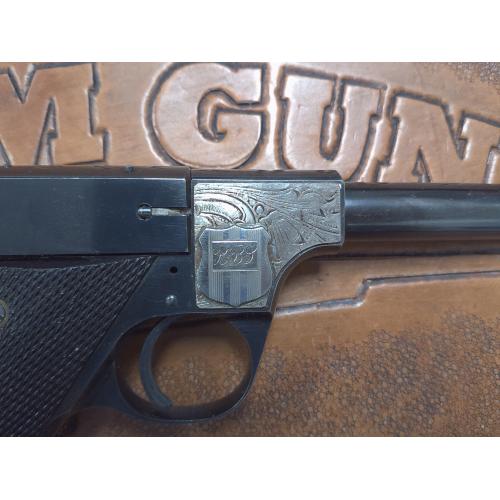 Pre-Owned High Standard Model B, A Classic .22 LR pistol with vintage styling, smooth accuracy, and reliable performance. (Consignment)