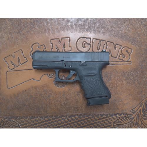 Pre-Owned Glock 30S .45 Auto | Trijicon Night Sights | 4 Mags | Original Case