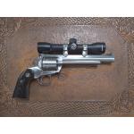 Pre-Owned Ruger Super Blackhawk Hunter Chambered In 44 Magnum With Bisley Grips Comes With Simmons Pro Hunter 4x32 Power Scope (Consignment)