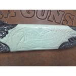 Fixed Blade Knife Engraved With Eagles (Consignment)