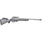 Ruger 46902 American Gen 2 308 Win 3+1, 20 Gun Metal Gray Cerakote Spiral Threaded Barrel, Gun Metal Gray Cerakote Receiver w/Picatinny Rail, Gray Splatter Adjustable Synthetic Stock