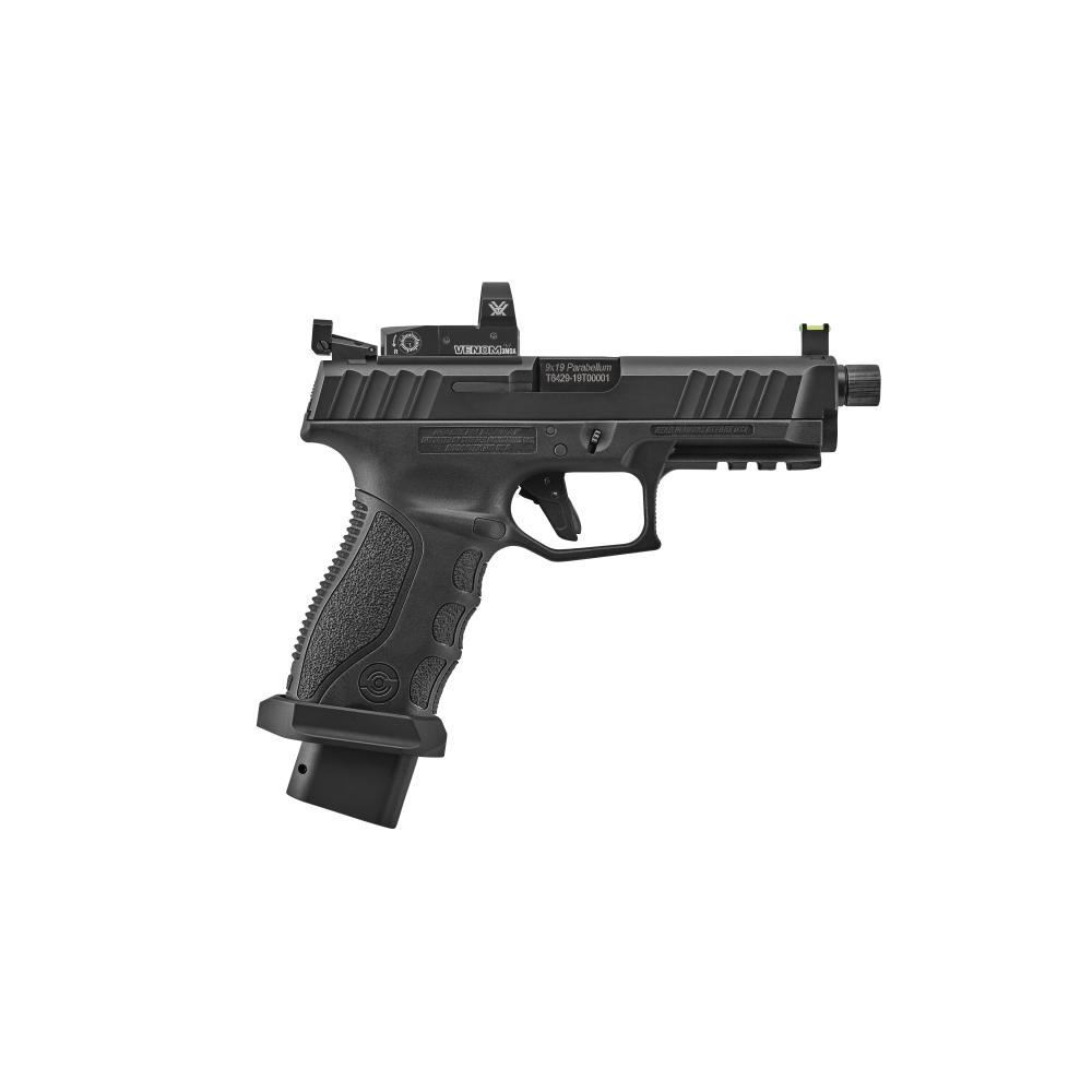Stoeger STR-9S Combat + 9mm Optic Ready 1/2x28 Tungsten Cerakote (Red Dot Sold Separately)