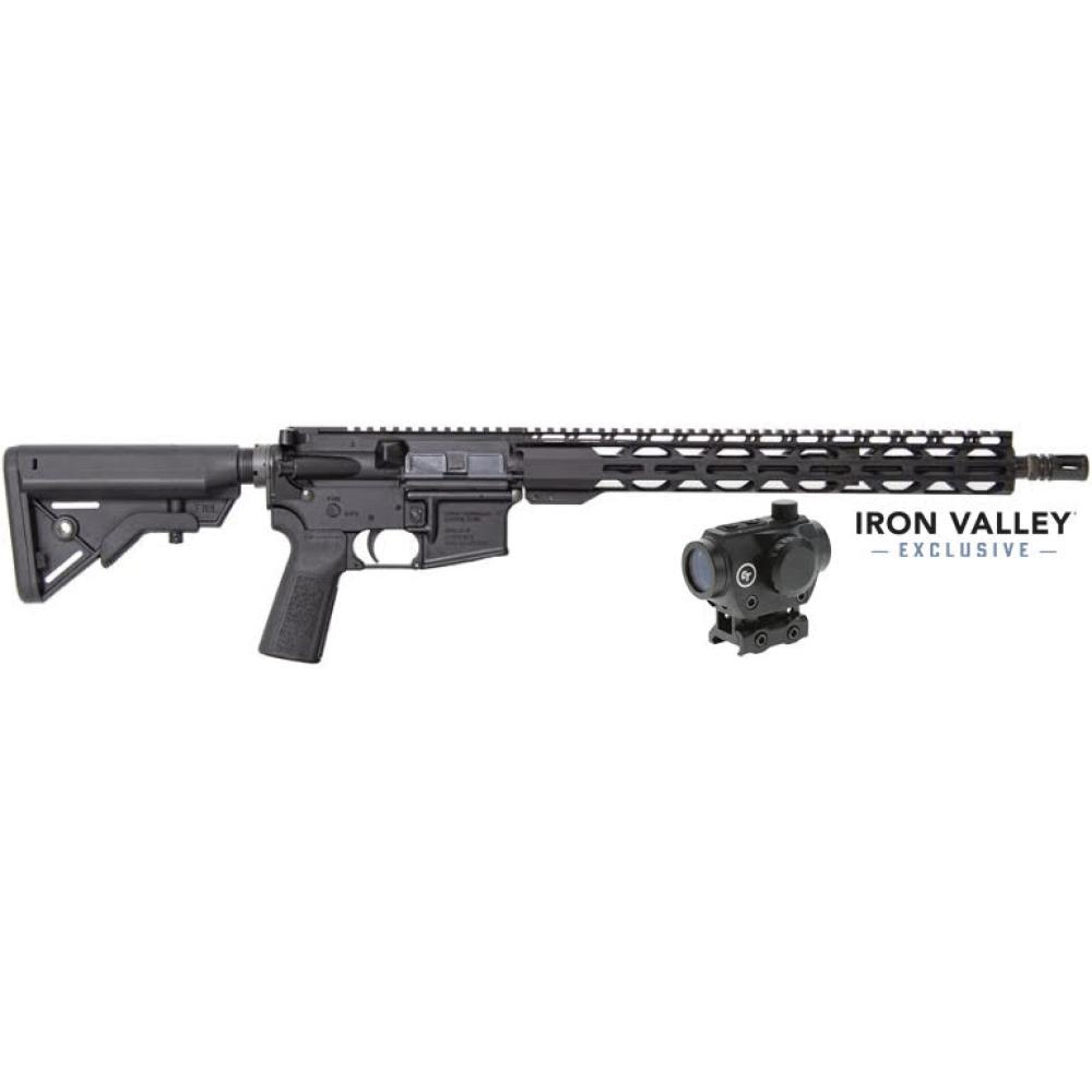 RF-15 SOCOM Bundle, 5.56 NATO, 16" Barrel, Milspec, CT Red Dot, M-LOK, B5 Stock/Grip, Black, 30-Rd