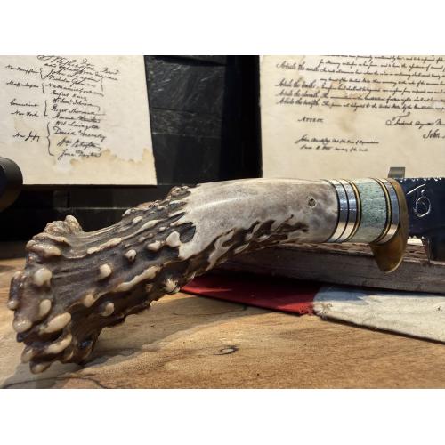 Custom Made Antler Knife