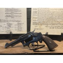 Used Smith and Wesson K Model built in 1923 with some wear but still true