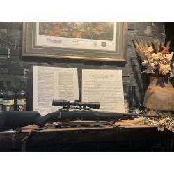 Used Savage 110 Hunter chambered in .270 win. Comes with a camo sling and a Vortex 3x9x40 crossfire II scope