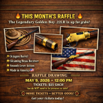 Raffle Ticket - GOLDEN BOY 22LR