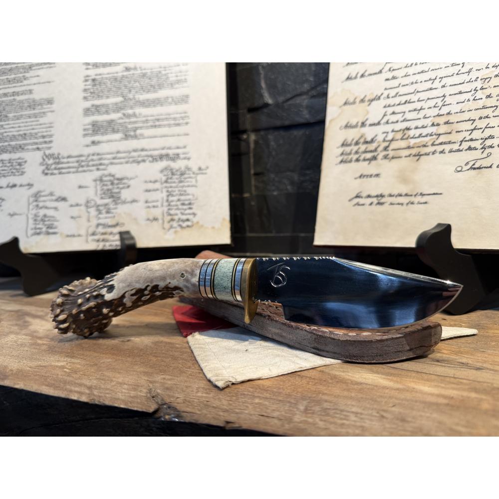 Custom Made Antler Knife