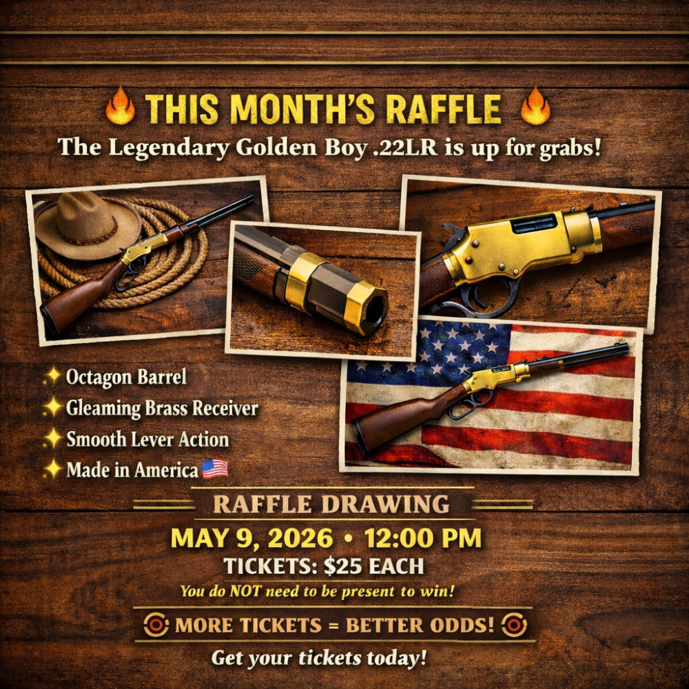 Raffle Ticket - GOLDEN BOY 22LR