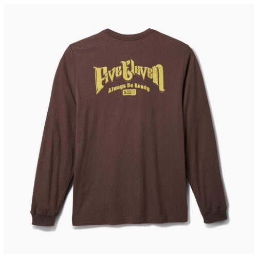 ELEVATED FIVE ELVN LS TEE - Mens - RED DIRT - M