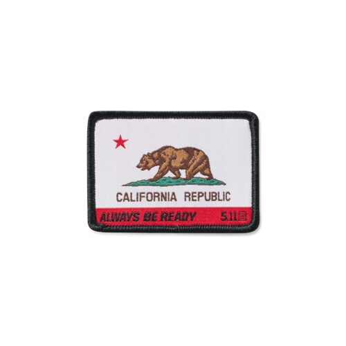 CA STATE BEAR PATCH - Unisex - WHITE - 1 SZ