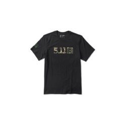 WOODLAND CAMO FILL SS TEE - Mens - BLACK 2 - L