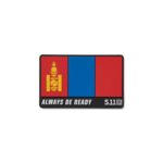 MONGOLIA FLAG PATCH - Unisex - MULTI - 1 SZ