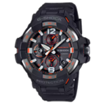 GSHOCK GRB3001A4     GRAVIRY MASTER SOLAR  BLK/ORN