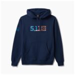 5.11 FLG FLL LT WT HOODIE - Mens - PACIFIC NAVY - XL