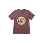 WM DESERTSCAPE SS TEE - Womens - RAISIN - S