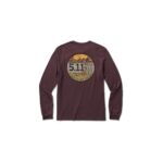 DESERTSCAPE LS TEE - Mens - RAISIN - XL