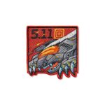 VENGEFUL BADGER PATCH - Unisex - RED - 1 SZ
