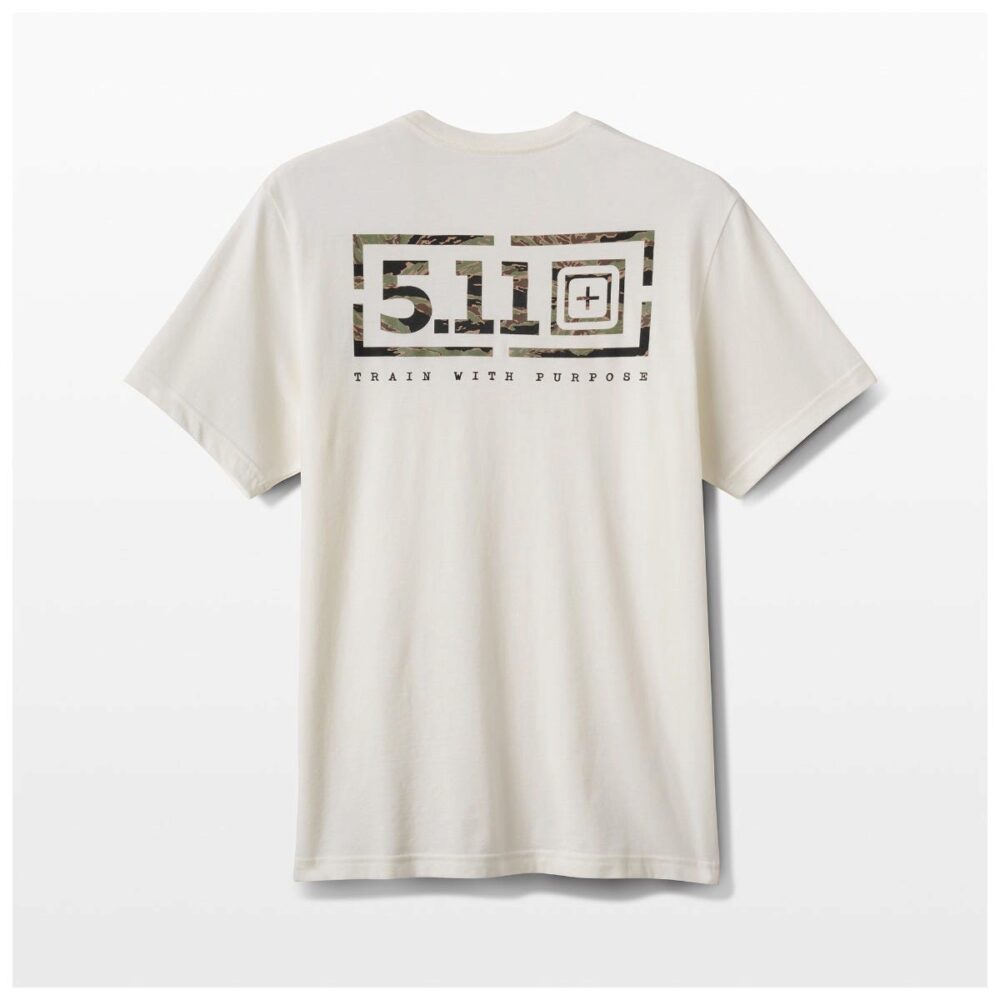 TIGER CMO LOCKUP SS T - Mens - MARSHMALLOW - M
