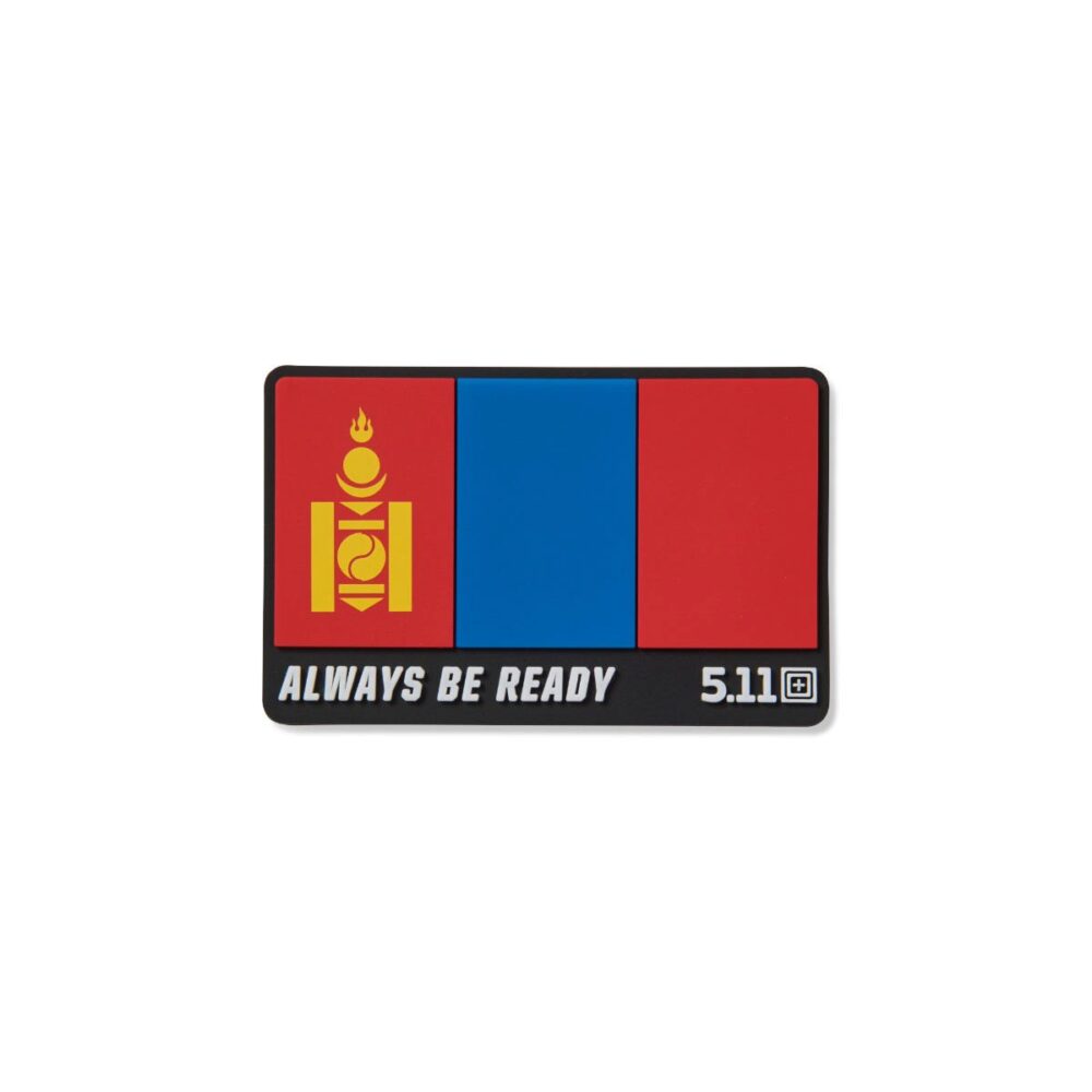 MONGOLIA FLAG PATCH - Unisex - MULTI - 1 SZ