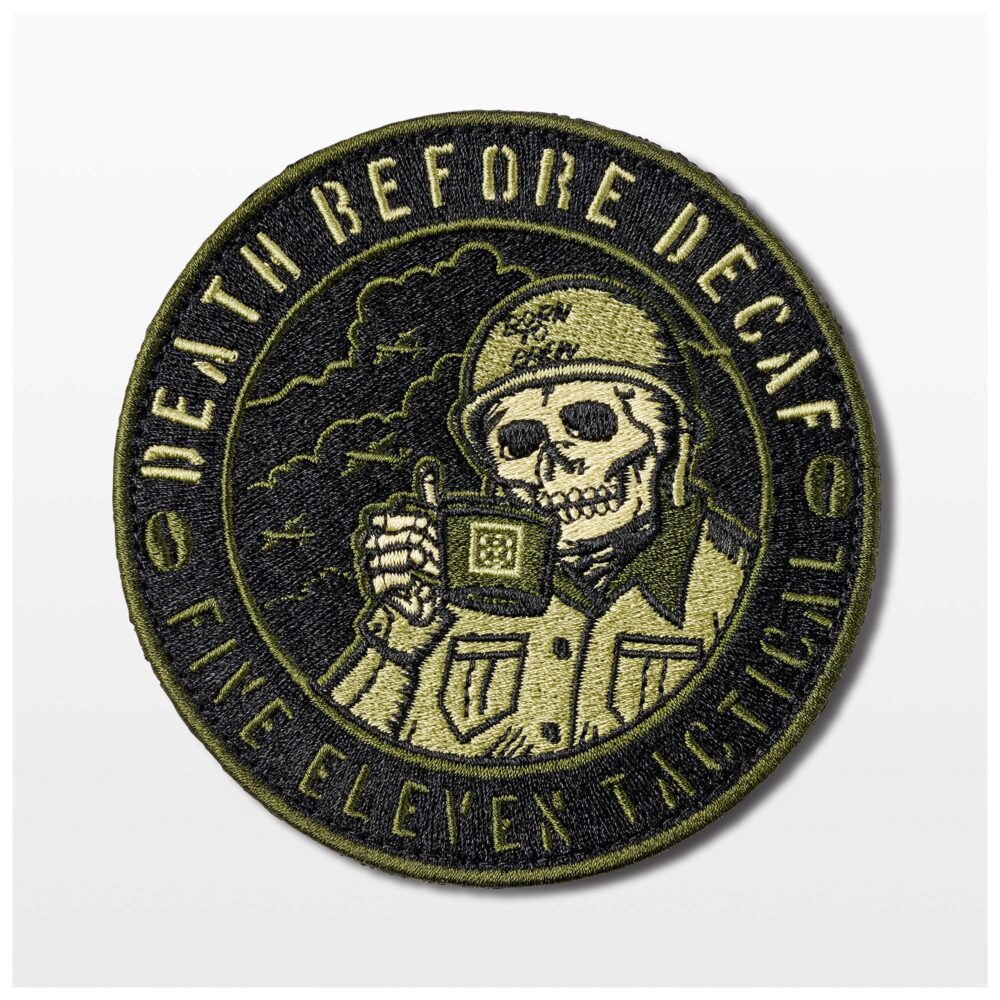 COFFEE SKELETON PATCH - Unisex - MULTI - 1 SZ