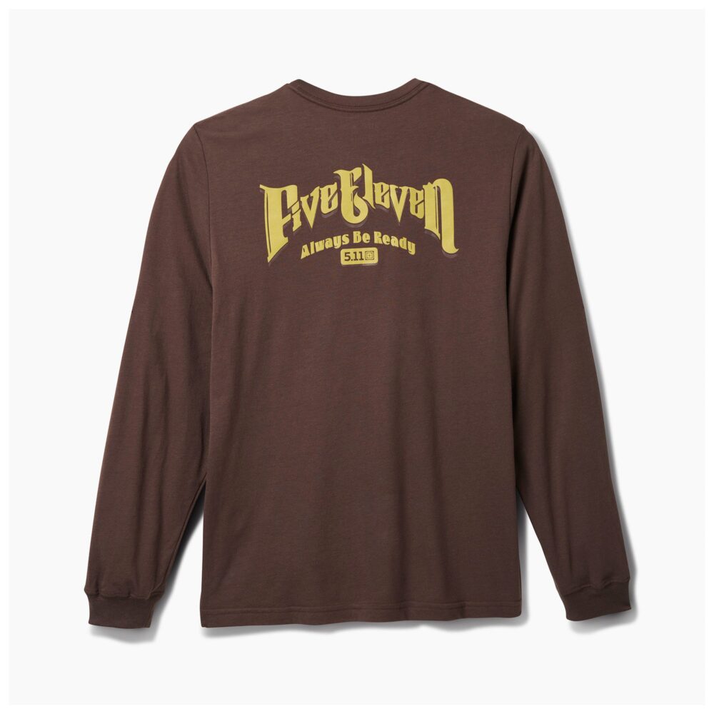 ELEVATED FIVE ELVN LS TEE - Mens - RED DIRT - S