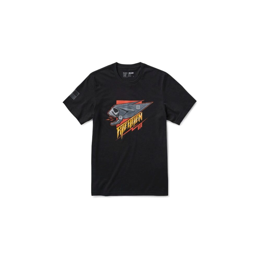 COVERT CRANIUM SS TEE - Mens - BLACK - L