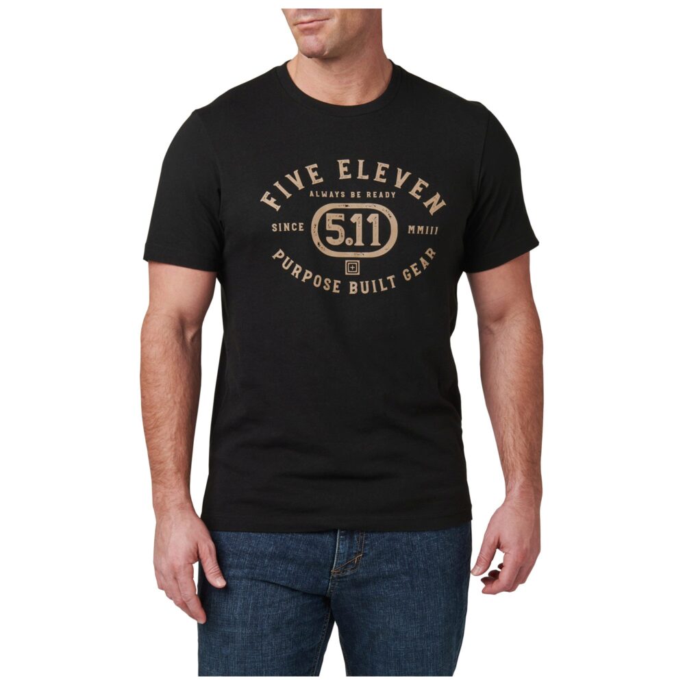 PURPOSE CREST V2 S/S TEE - Mens - BLACK - M