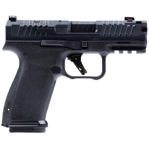 CANIK METE MC9 Prime, Semi-automatic, Striker Fired, Compact, 9MM, 3.64 Barrel, Compensated Slide and Barrel with Blast Chamber, Night Sights, Optics Ready, Matte Finish, Black, 17 Rounds, 2 Magazines HG8328-N