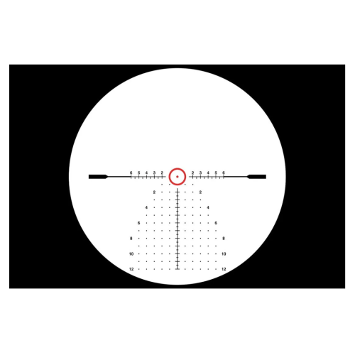 EOTECH Vudu, 1-10X28mm, First Focal Plane, Rifle Scope, SR-5 Illuminated MRAD Reticle, Daylight Bright Dot, Black VDU1-10SR5DF