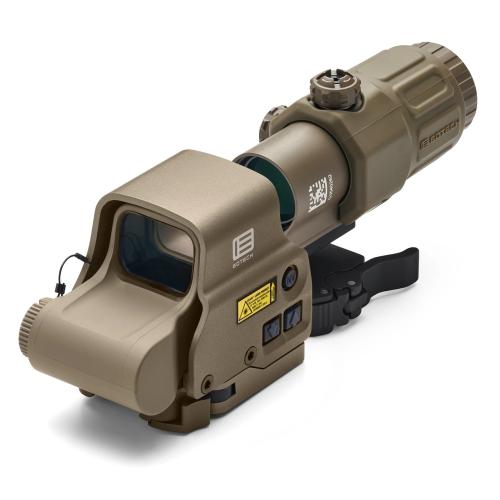 EOTECH HHS VIII EXPS3-0 & G33 3X Magnifier Combo, Tan, STS Mount